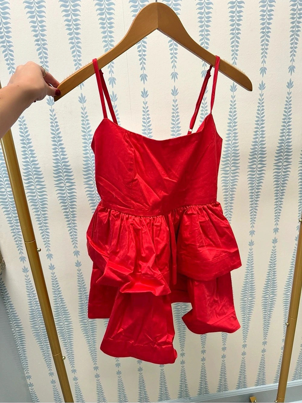 OLIVACEOUS Girls Red Dress Size S NWT